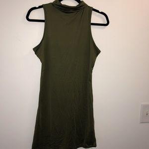 Olive green dress